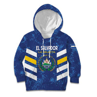 Custom El Salvador Football Kid Hoodie La Selecta Go Champions