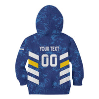 Custom El Salvador Football Kid Hoodie La Selecta Go Champions