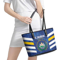 El Salvador Football Leather Tote Bag La Selecta Go Champions