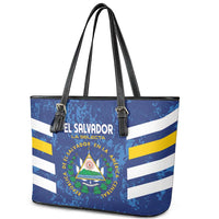 El Salvador Football Leather Tote Bag La Selecta Go Champions