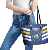 El Salvador Football Leather Tote Bag La Selecta Go Champions