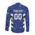 Custom El Salvador Football Long Sleeve Button Shirt La Selecta Go Champions