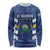 Custom El Salvador Football Long Sleeve Shirt La Selecta Go Champions