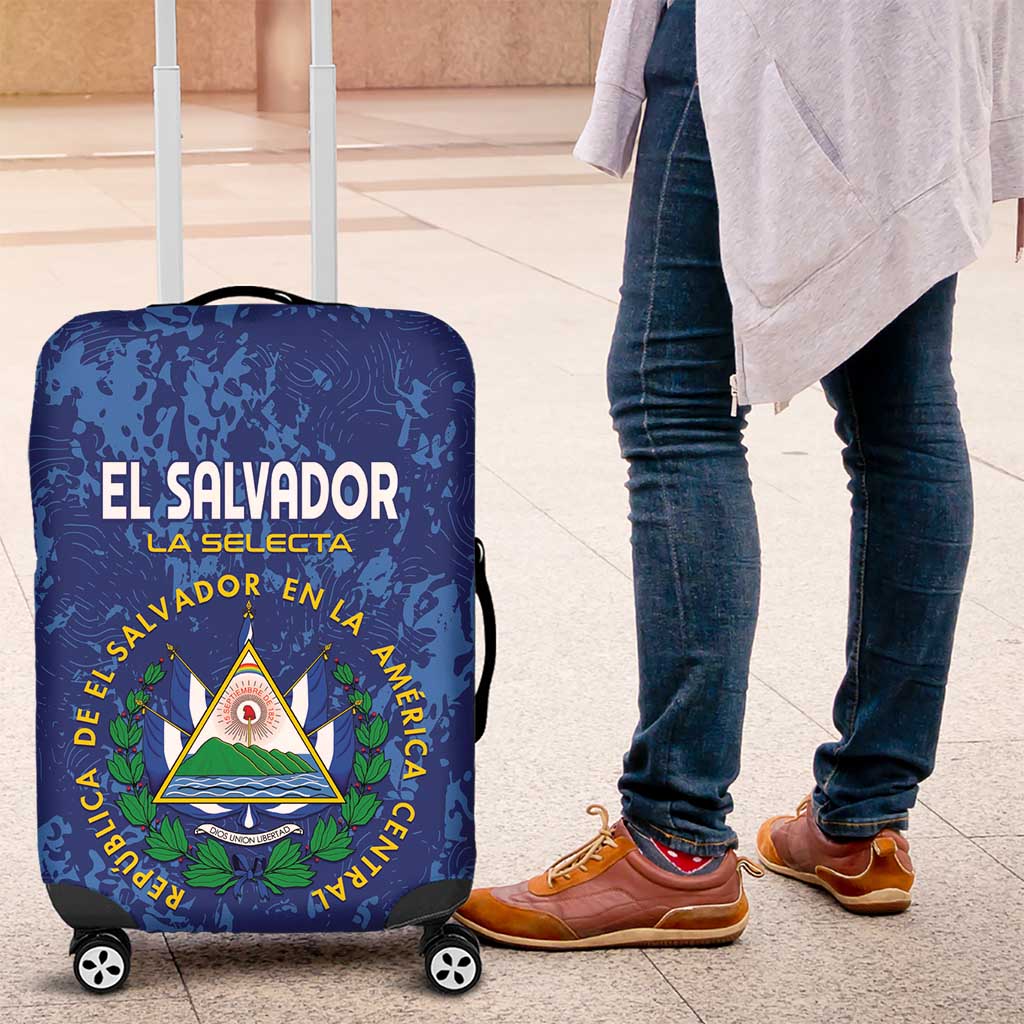El Salvador Football Luggage Cover La Selecta Go Champions