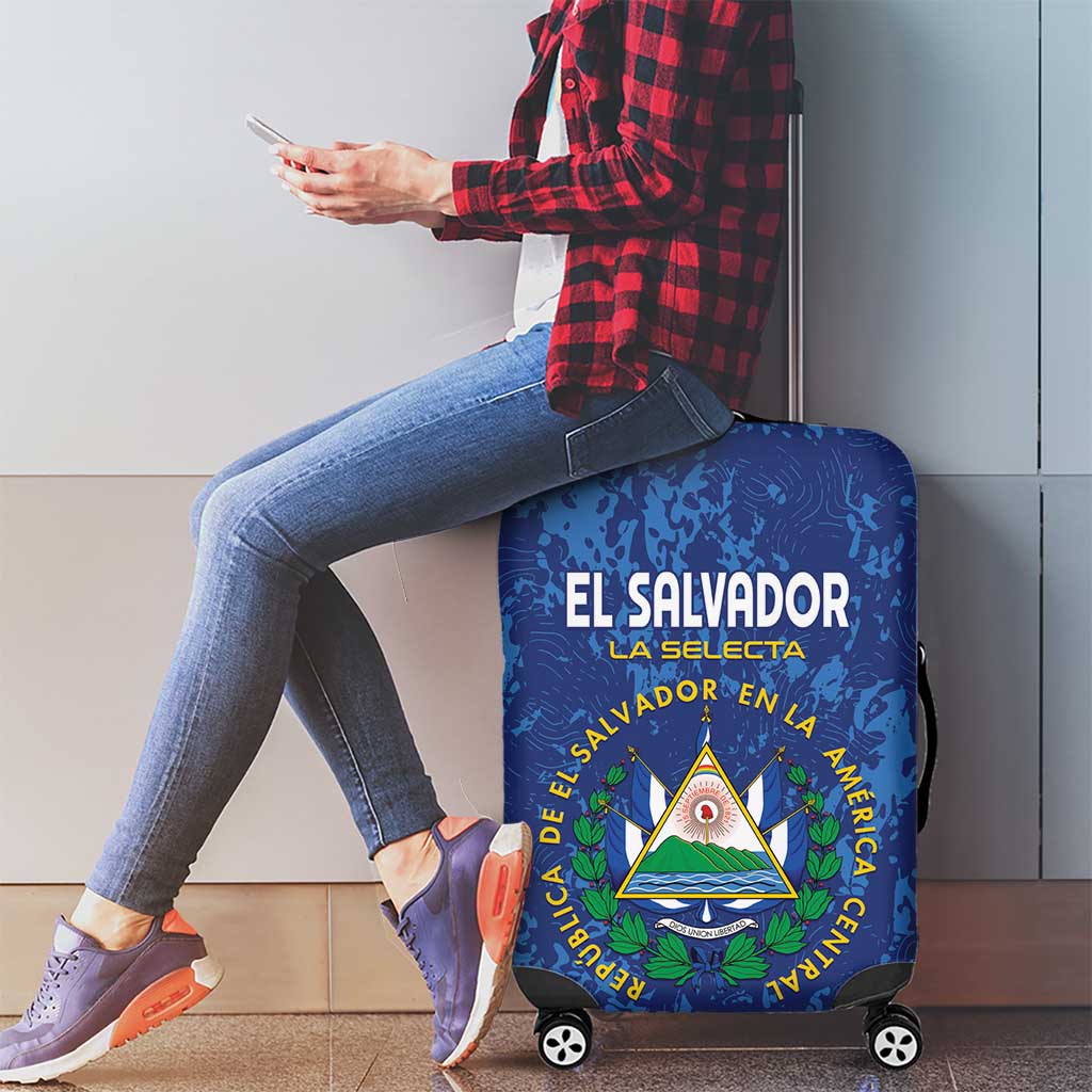 El Salvador Football Luggage Cover La Selecta Go Champions