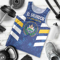 Custom El Salvador Football Men Tank Top La Selecta Go Champions