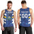 Custom El Salvador Football Men Tank Top La Selecta Go Champions