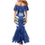 Custom El Salvador Football Mermaid Dress La Selecta Go Champions