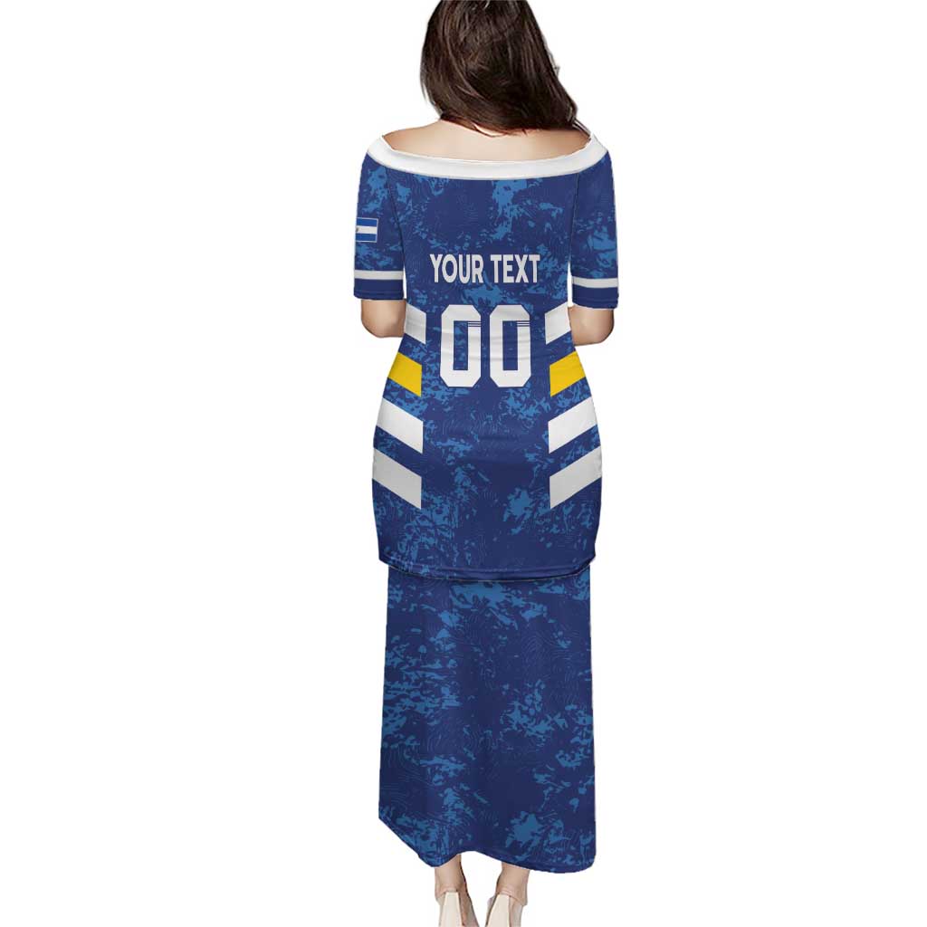 Custom El Salvador Football Puletasi La Selecta Go Champions