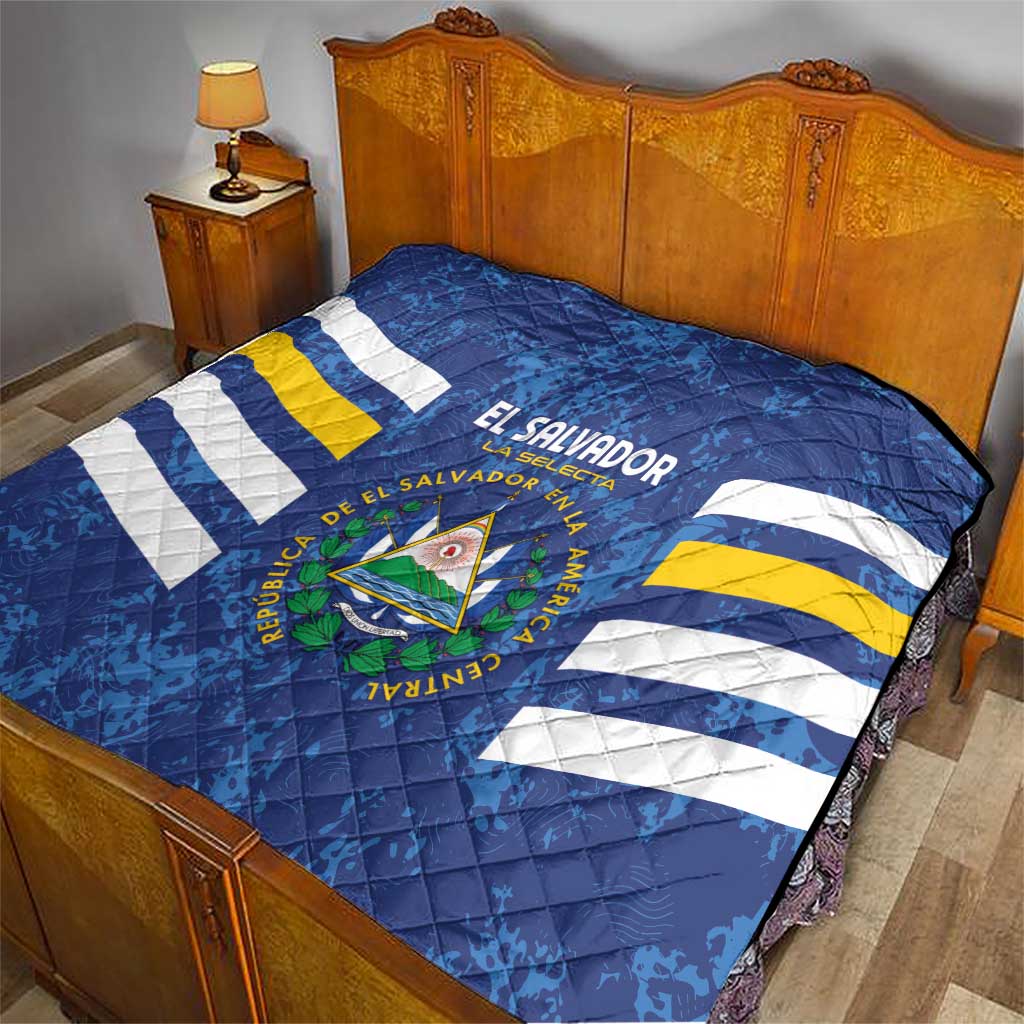 El Salvador Football Quilt La Selecta Go Champions