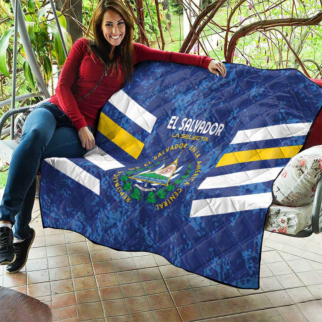 El Salvador Football Quilt La Selecta Go Champions