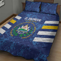 El Salvador Football Quilt Bed Set La Selecta Go Champions