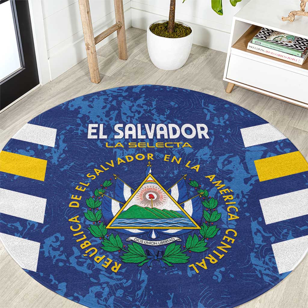 El Salvador Football Round Carpet La Selecta Go Champions