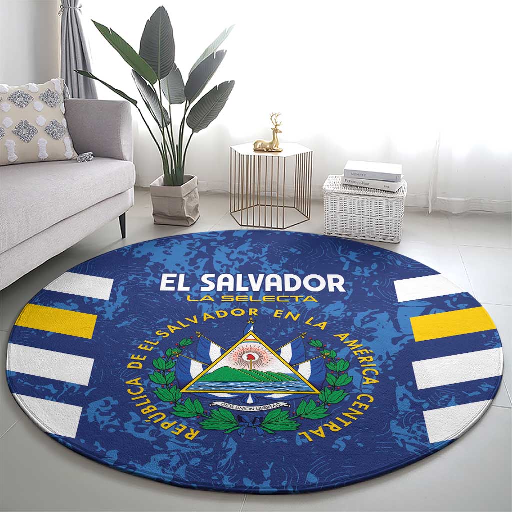 El Salvador Football Round Carpet La Selecta Go Champions