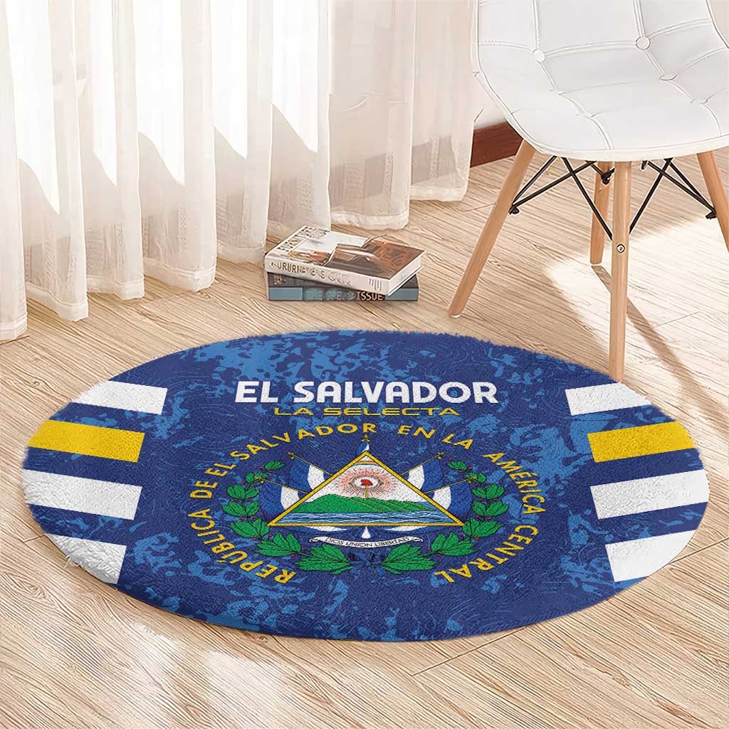 El Salvador Football Round Carpet La Selecta Go Champions