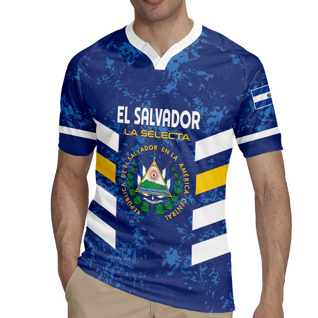 Custom El Salvador Football Rugby Jersey La Selecta Go Champions