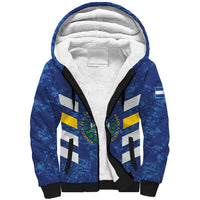 Custom El Salvador Football Sherpa Hoodie La Selecta Go Champions
