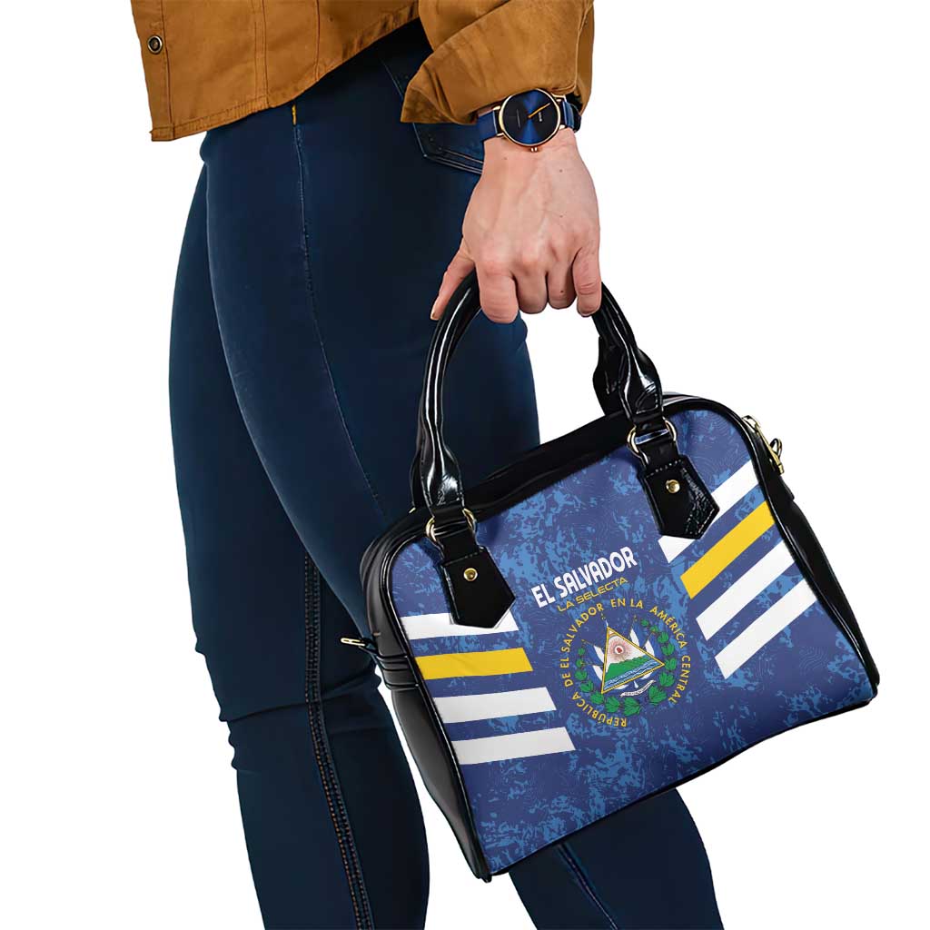 El Salvador Football Shoulder Handbag La Selecta Go Champions