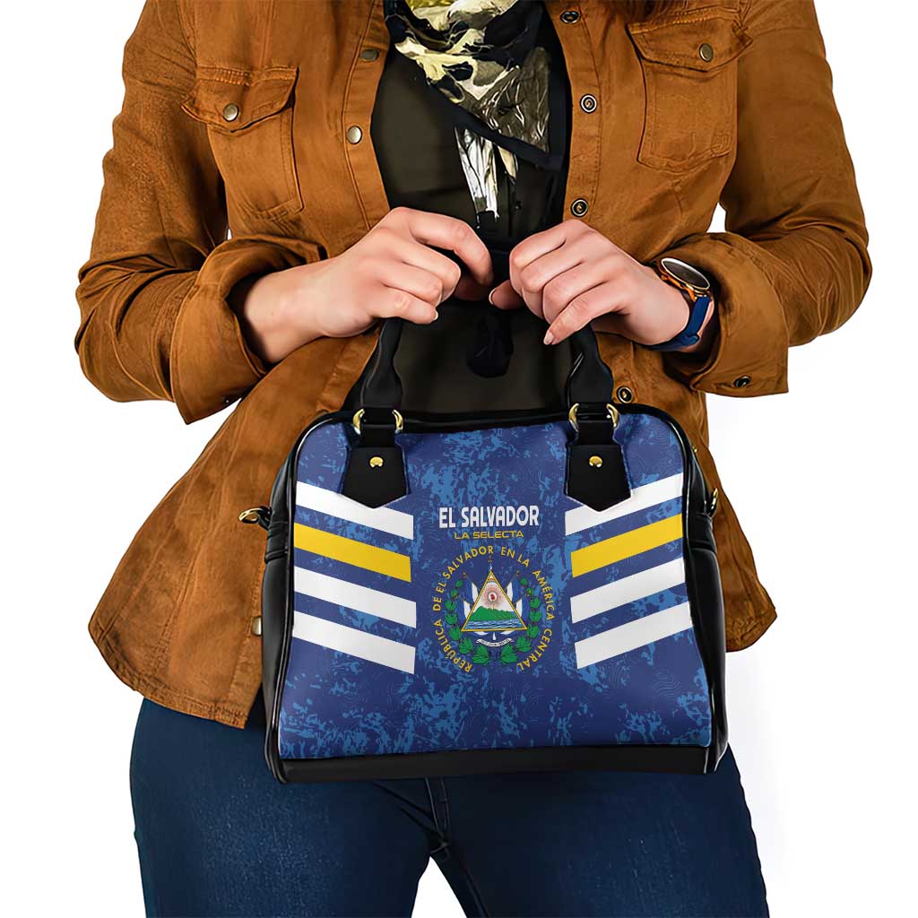 El Salvador Football Shoulder Handbag La Selecta Go Champions