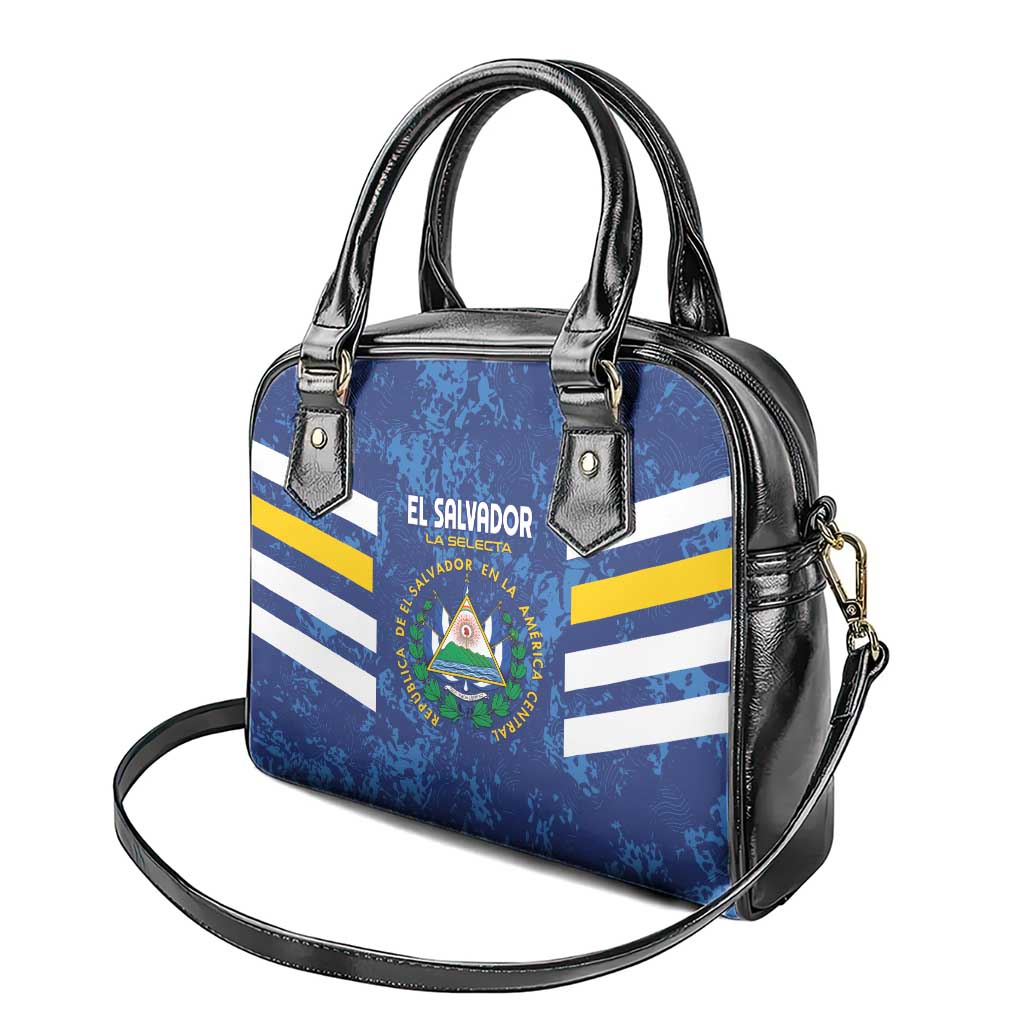 El Salvador Football Shoulder Handbag La Selecta Go Champions