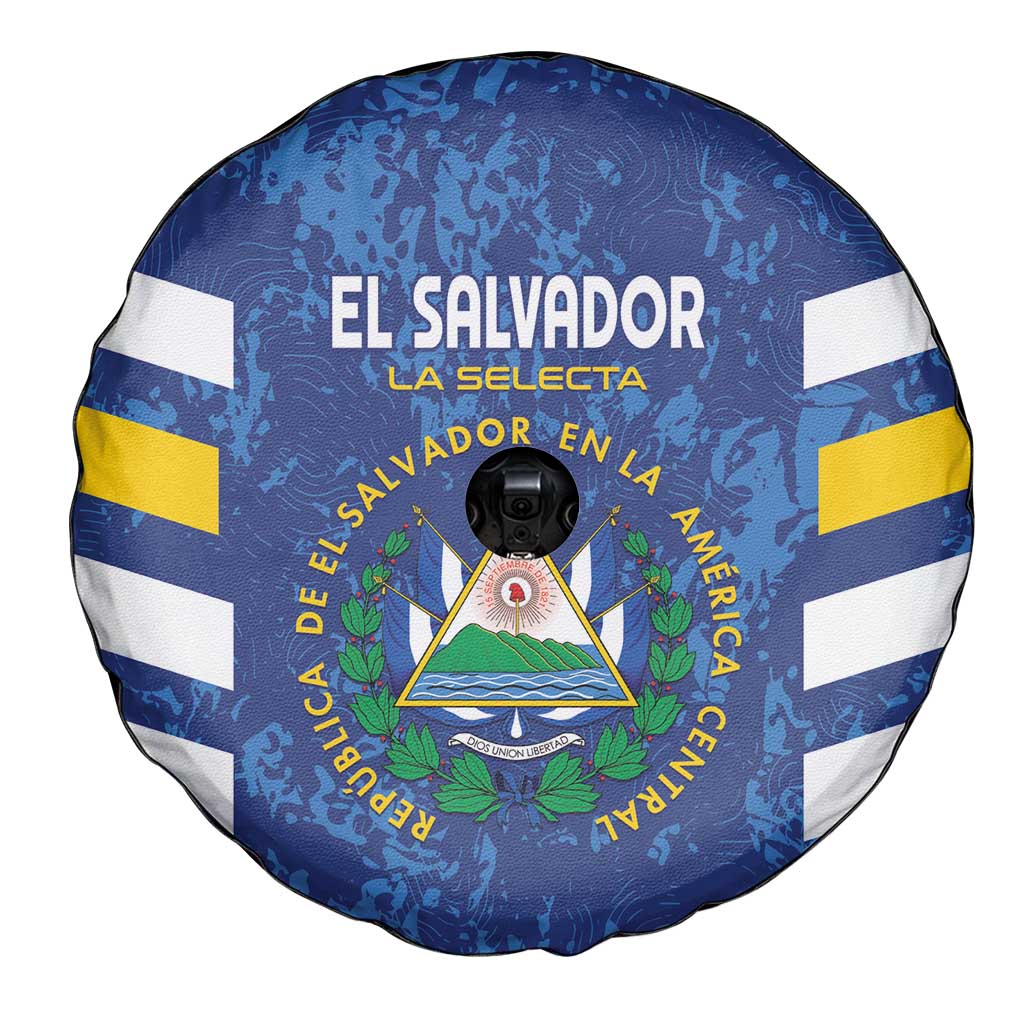 El Salvador Football Spare Tire Cover La Selecta Go Champions