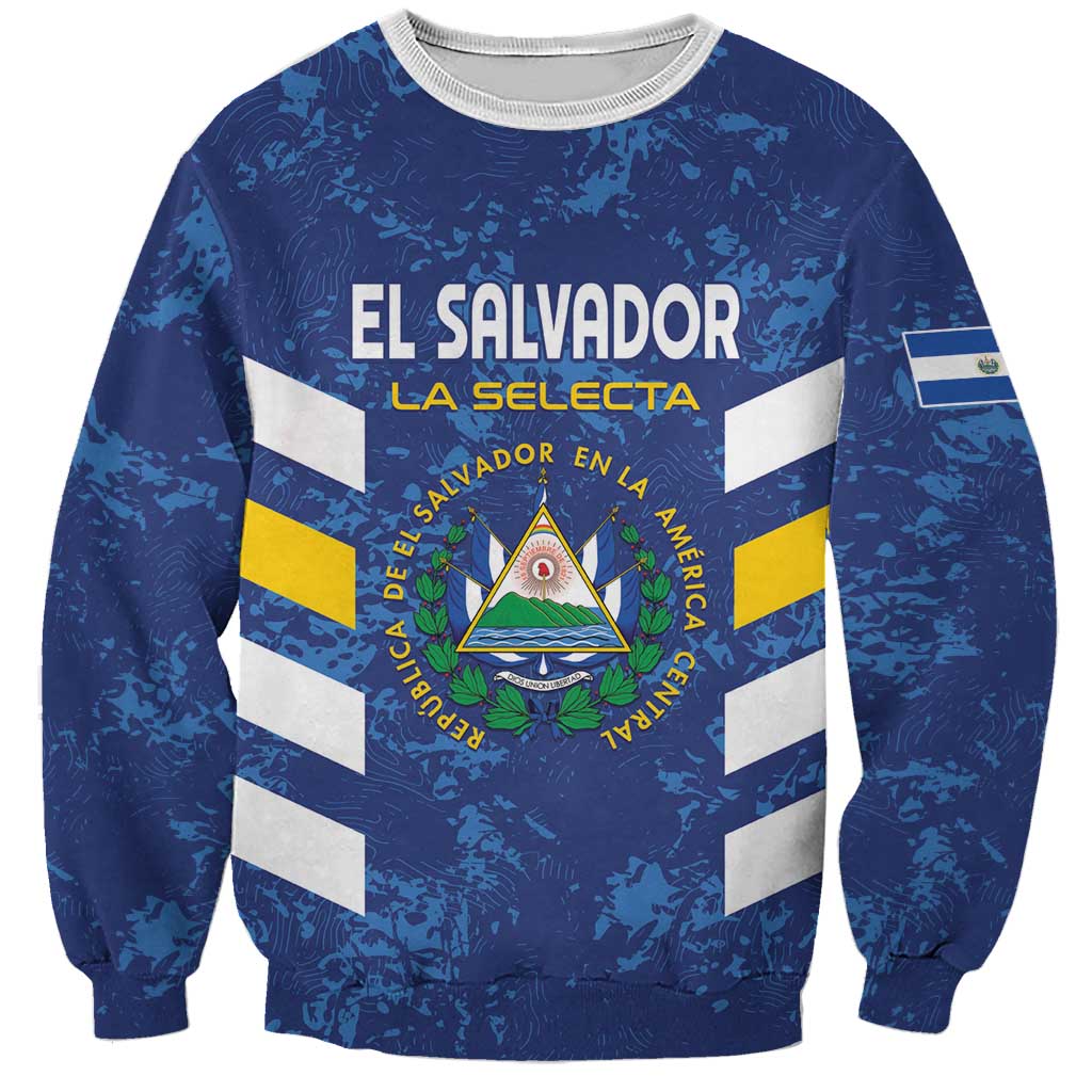 Custom El Salvador Football Sweatshirt La Selecta Go Champions