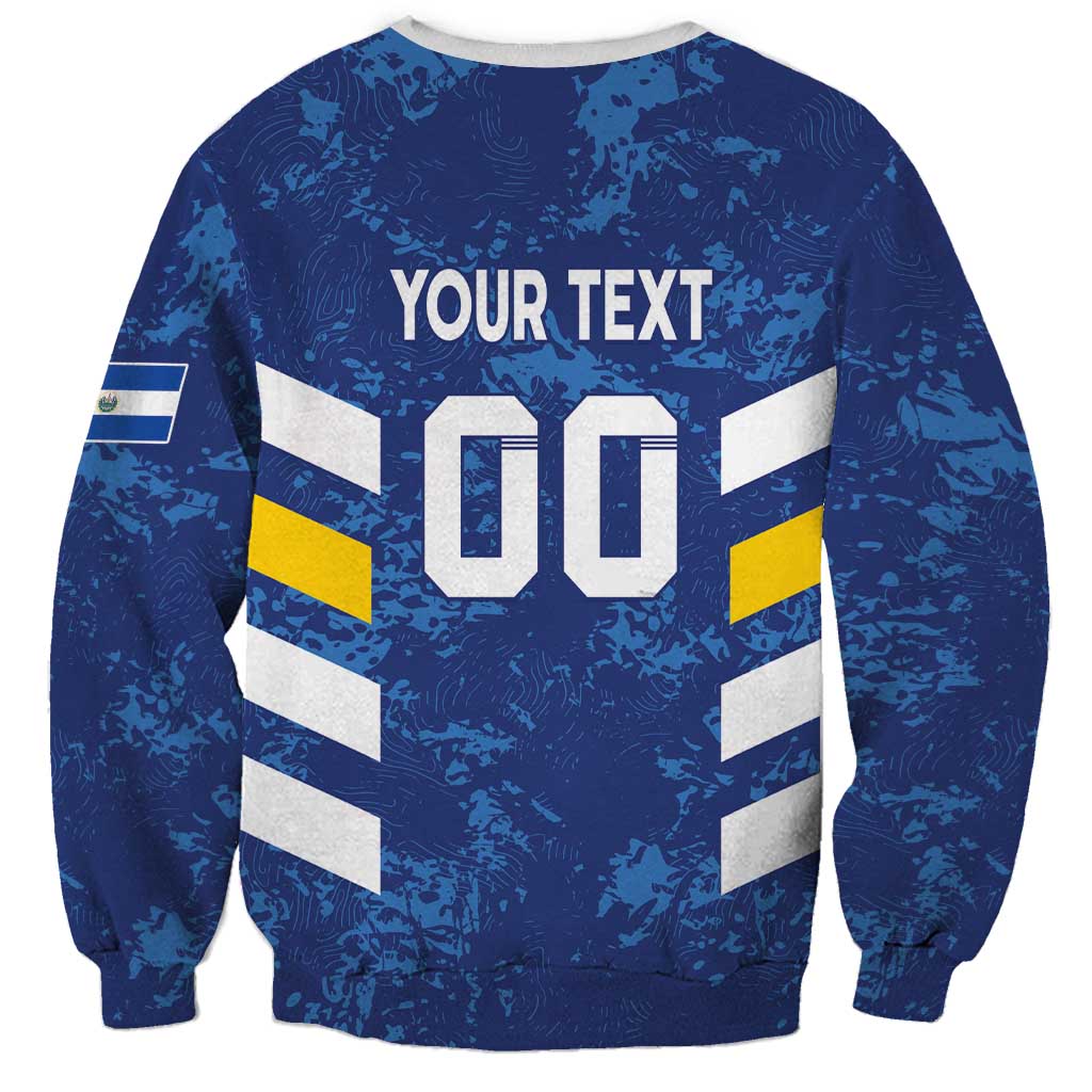 Custom El Salvador Football Sweatshirt La Selecta Go Champions