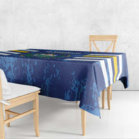 El Salvador Football Tablecloth La Selecta Go Champions