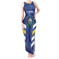 Custom El Salvador Football Tank Maxi Dress La Selecta Go Champions