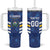 Custom El Salvador Football Tumbler With Handle La Selecta Go Champions