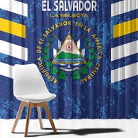 El Salvador Football Window Curtain La Selecta Go Champions