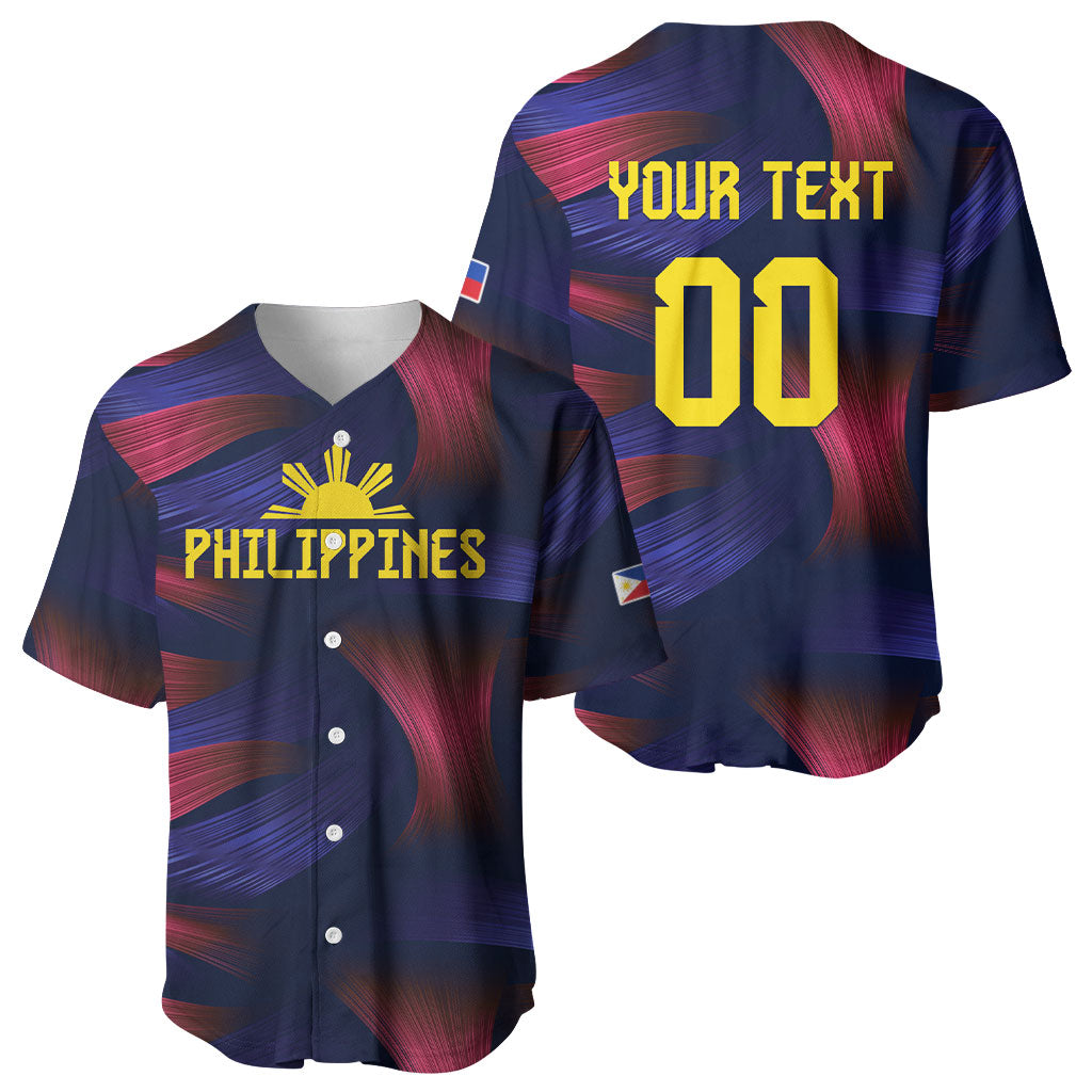 Custom Philippines 2026 Football Baseball Jersey Laban Pilipinas