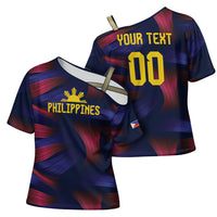 Custom Philippines 2026 Football Cross Shoulder Shirt Laban Pilipinas
