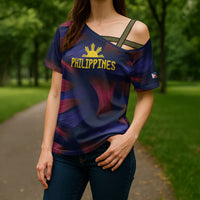 Custom Philippines 2026 Football Cross Shoulder Shirt Laban Pilipinas