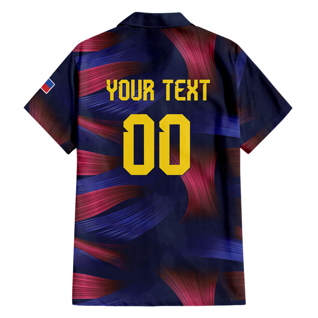Custom Philippines 2026 Football Hawaiian Shirt Laban Pilipinas