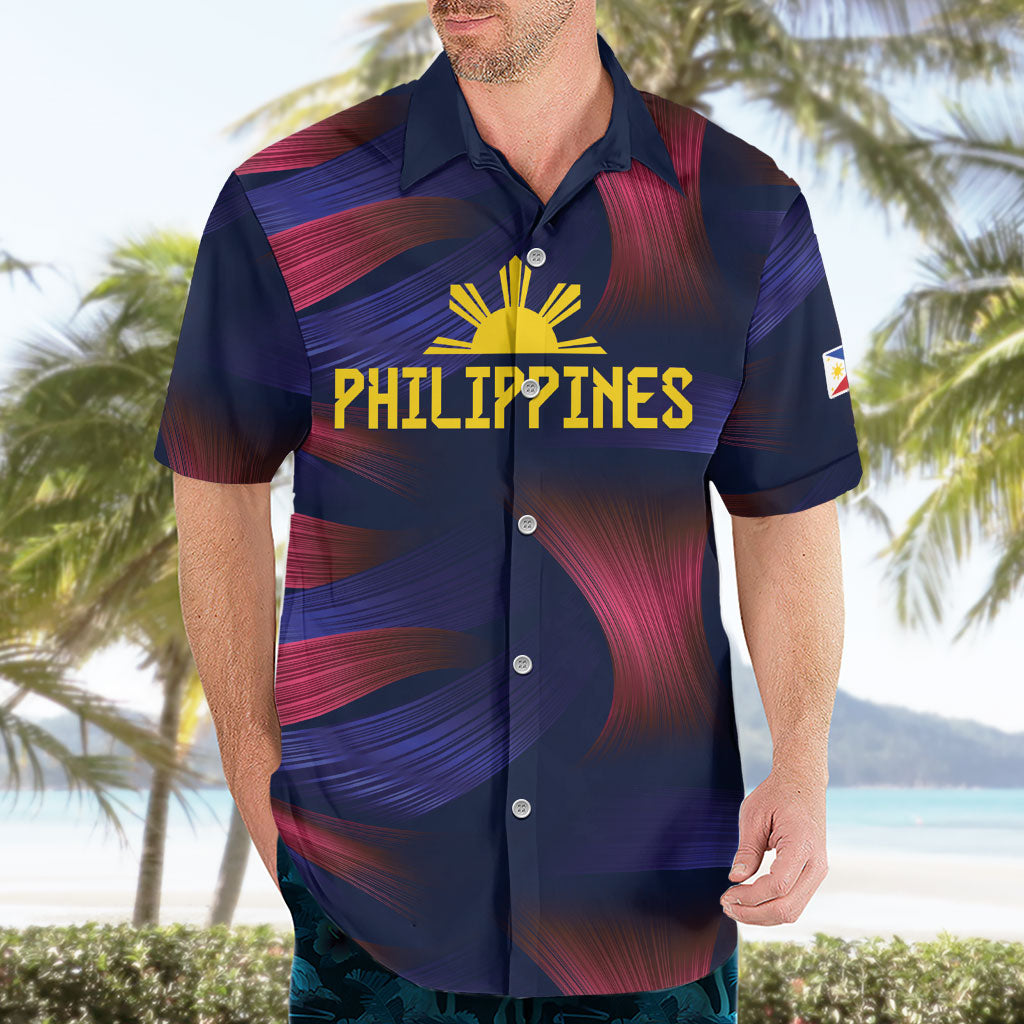 Custom Philippines 2026 Football Hawaiian Shirt Laban Pilipinas