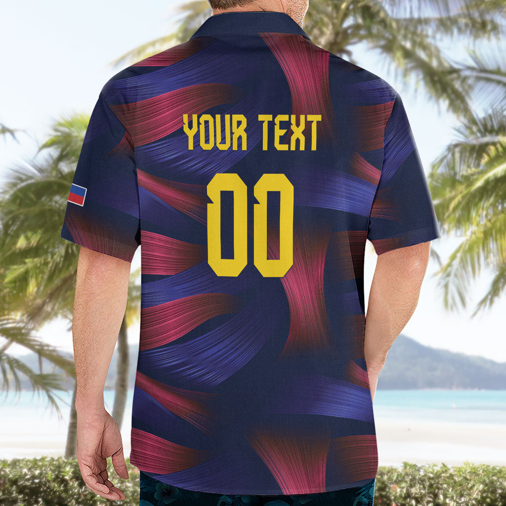 Custom Philippines 2026 Football Hawaiian Shirt Laban Pilipinas