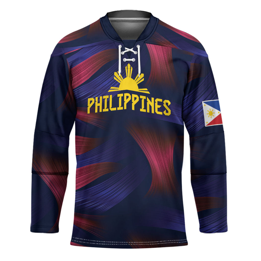 Custom Philippines 2026 Football Hockey Jersey Laban Pilipinas