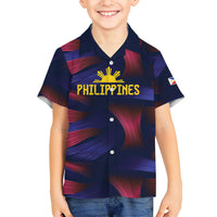 Custom Philippines 2026 Football Kid Hawaiian Shirt Laban Pilipinas