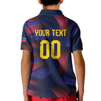Custom Philippines 2026 Football Kid Polo Shirt Laban Pilipinas