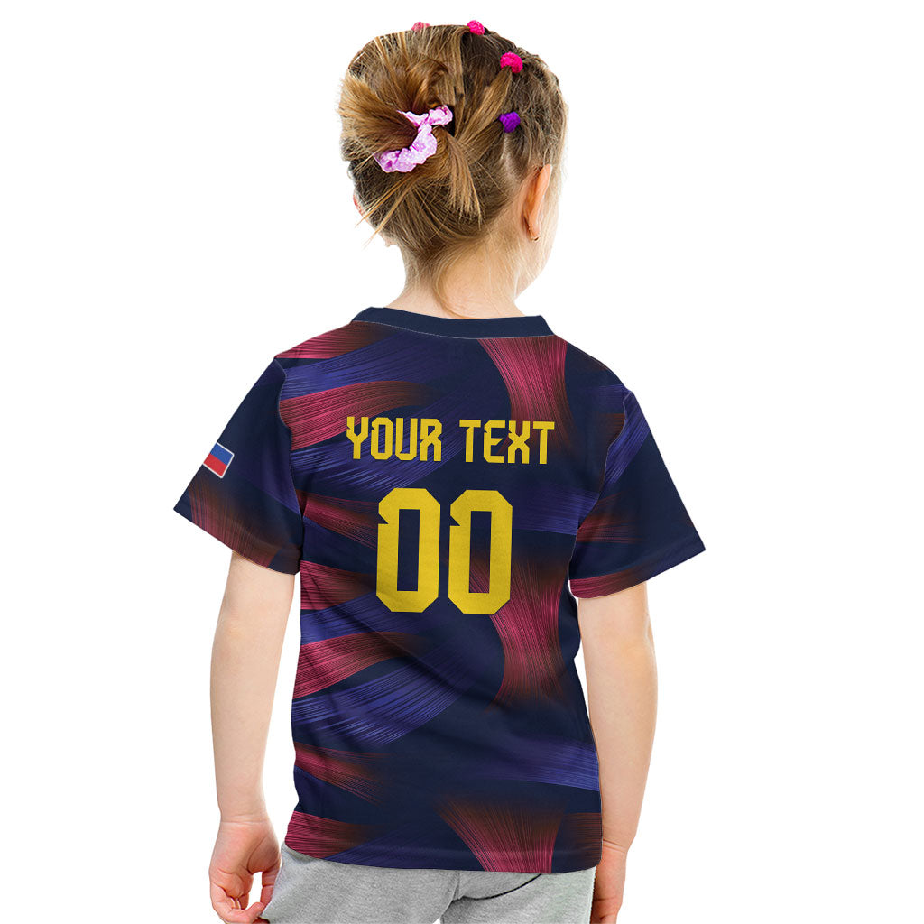 Custom Philippines 2026 Football Kid T Shirt Laban Pilipinas