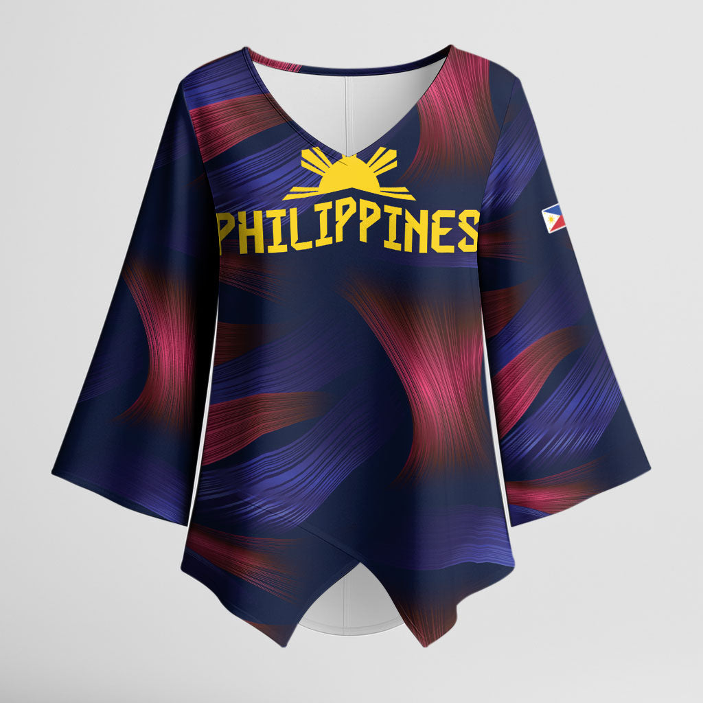 Custom Philippines 2026 Football Kimono Sleeve Blouse Laban Pilipinas