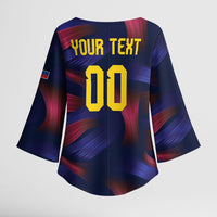 Custom Philippines 2026 Football Kimono Sleeve Blouse Laban Pilipinas