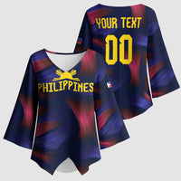 Custom Philippines 2026 Football Kimono Sleeve Blouse Laban Pilipinas