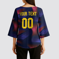 Custom Philippines 2026 Football Kimono Sleeve Blouse Laban Pilipinas