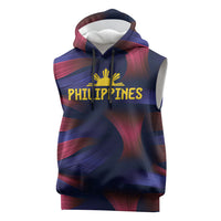 Custom Philippines 2026 Football Sleeveless Hoodie Laban Pilipinas