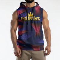 Custom Philippines 2026 Football Sleeveless Hoodie Laban Pilipinas
