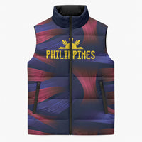 Custom Philippines 2026 Football Sleeveless Puffer Jacket Laban Pilipinas