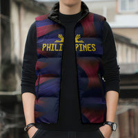 Custom Philippines 2026 Football Sleeveless Puffer Jacket Laban Pilipinas