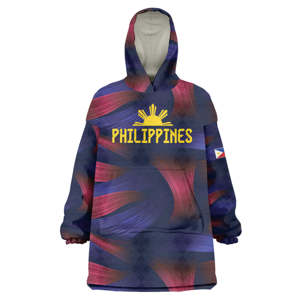 Custom Philippines 2026 Football Wearable Blanket Hoodie Laban Pilipinas